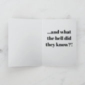 Yesterday and today... カード (内部)