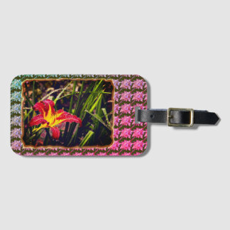 Yesterday Day Lily After The Rain Flower ラゲッジタグ