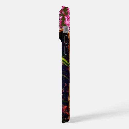 Yesterday Day Lily After The Rain Flower iPhoneケース (左側面)