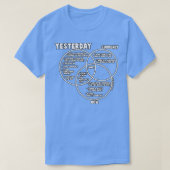 Yesterday in set theory tシャツ (デザイン正面)
