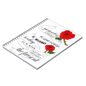 yesterday is history tomorrow is mystrey today ノートブック (左側)