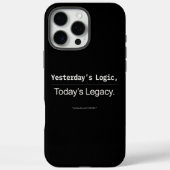 Yesterday’s Logic Today’s Legacy Developer Quote Case-Mate iPhoneケース (裏面)