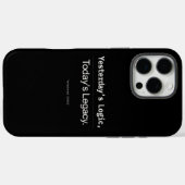 Yesterday’s Logic Today’s Legacy Developer Quote Case-Mate iPhoneケース (裏面 (横))