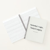 Yesterday's Logic Today's Legacy Developer Quote ノートブック (内部)