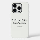 Yesterday's Logic Today's Legacy Programmer Quote Case-Mate iPhoneケース (裏面)