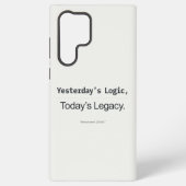 Yesterday's Logic Today's Legacy Programmer Quote Samsung Galaxyケース (裏面)