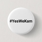 YesWeカム#YesWeKamカマラ白黒投票 缶バッジ (正面)