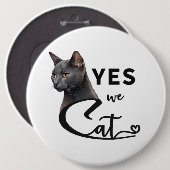 YesWeキャット – YesWe Can 缶バッジ (正面&裏面)