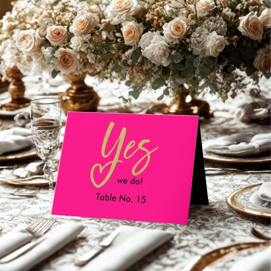 YesWe エレガント Do Black金ゴールド結婚のテーブル番号 サンキューカード