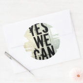 YESWE CANステッカー – concrt wall stickRnd ラウンドシール (封筒)