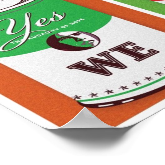 「YesWe」Canポスター ポスター (角)