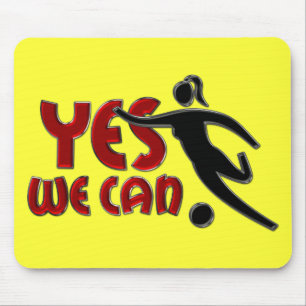 YESWE CAN – 女子サッカー マウスパッド