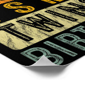 Yeswear I Can't Keep Calm It's My Twins Birthday C ポスター (角)