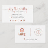 Yesy不動産仲介業者の名刺 名刺 (正面/裏面)