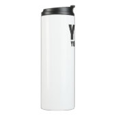 YESYOU CAN -やる気を起こさせる引用文デザイン タンブラー (回転左)