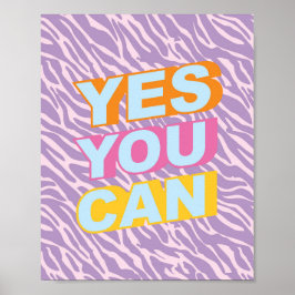 YesYou Can Poster 90s美的引用文ポスター ポスター