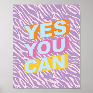 YesYou Can Poster 90s美的引用文ポスター ポスター