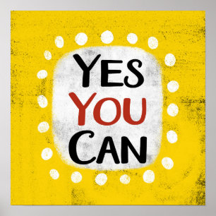YesYou can Poster Wall Art ポスター