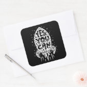 YesYou Can Rocketship スクエアシール (封筒)