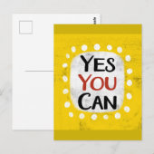 YesYouCanはがき ポストカード (正面/裏面)