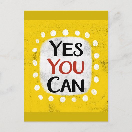YesYouCanはがき ポストカード (正面)