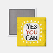 YesYouCan冷蔵庫磁石 マグネット (正面/裏面)