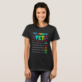 YETのパワー前向き・テ感動的アック Tシャツ (正面フル)