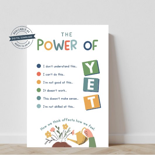 YET教室ポスターの力 ポスター