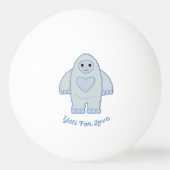Yeti for Love 卓球ボール (裏面)