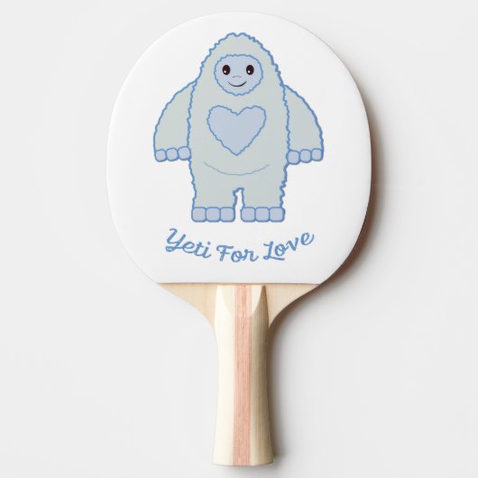 Yeti for Love 卓球ラケット (正面)