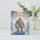 Yeti Glacier Col Dark Cinema ポストカード (スタンド正面)