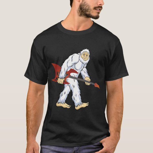 Yeti Iモンスタ信じーペ男エレキギターSn Tシャツ (正面)