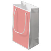 Yeti Sasquatch Couple Valentine's Day Gift Bag スモールペーパーバッグ (裏面アングル)