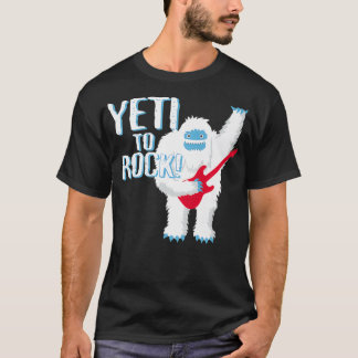 YETI to ROCK Tシャツ 面白い ロックンロール パーティー T