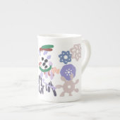 Yeti winter fun ボーンチャイナマグカップ (正面右)