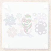 Yeti winter rock ガラスコースター (裏面)