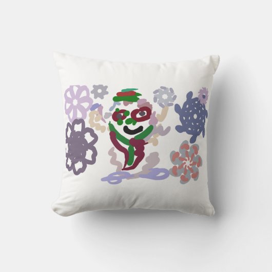 Yeti winter rock クッション (正面)