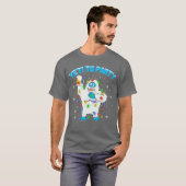 Yetio パーティー おもしろ ビール 飲み会 クリスマス 2021 友達 tシャツ (正面フル)