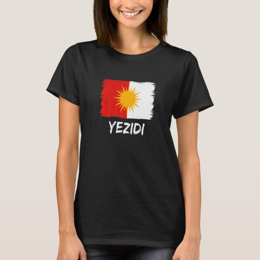 Yezidi Flag Ezidi Tシャツ (正面)