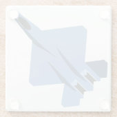 YF-23ブラックウィドウIIコースター ガラスコースター (裏面)