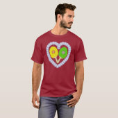 YGピンポンフラワーハート Tシャツ (正面フル)