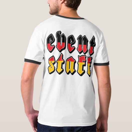 YGACのスタッフのワイシャツ Tシャツ (裏面)