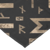 YggdrasilおよびRunes Vegvisirの生命の樹 テーブルクロス (アングル)