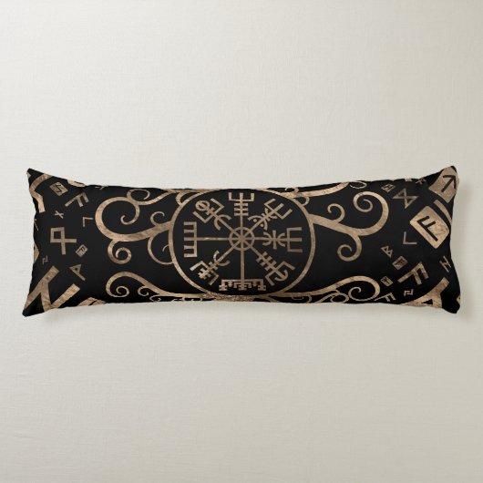 YggdrasilおよびRunes Vegvisirの生命の樹 ボディピロー (正面)