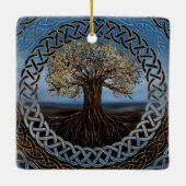 - Yggdrasilのスケッチ生命の樹 セラミックオーナメント (裏面)