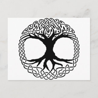 YggdrasilのNorseのwiccaの神話生命の樹 ポストカード