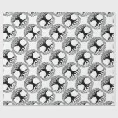 YggdrasilのNorseのwiccaの神話生命の樹 ラッピングペーパー (フラット)