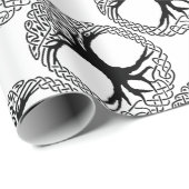 YggdrasilのNorseのwiccaの神話生命の樹 ラッピングペーパー (ロールコーナー)