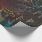 - Yggdrasil -生命の樹およびrunes ラッピングペーパー (角)