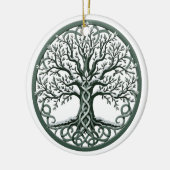 Yggdrasil Celtic Tree of Life Ornament セラミックオーナメント (左)